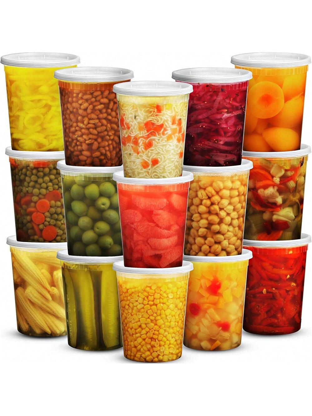 Meal Prep Day - 24Pack 32oz Deli Containers with Lids