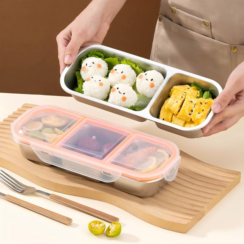 Stainless Bento Box - Food Grade 304 Stainless Steel Bento