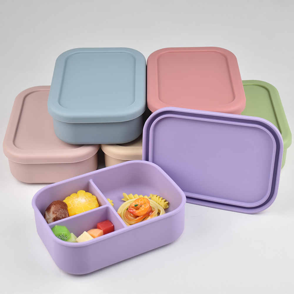 Meal Prep Day - 3-Compartment Food Grade Silicone Bento Lunch