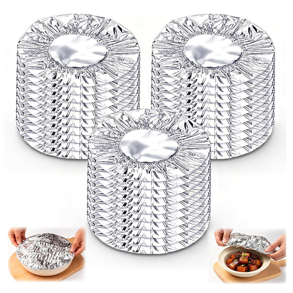 Meal Prep Day - Reusable Aluminum Foil Food Covers, Pop