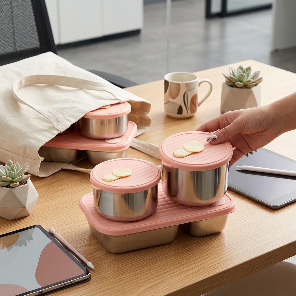 Meal Prep Day - Microwave Safe 304 Stainless Steel Lunch