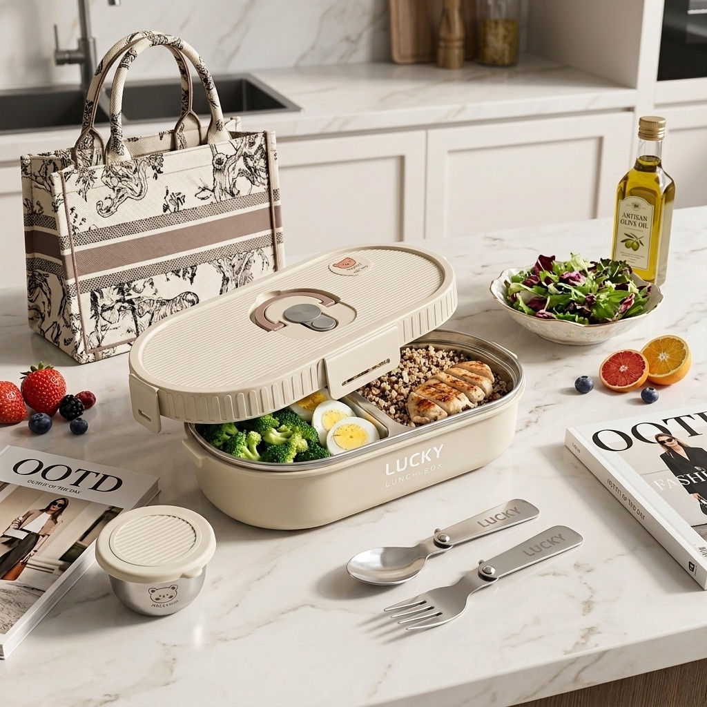 Meal Prep Day - Microwavable 304 Stainless Steel Bento Lunch