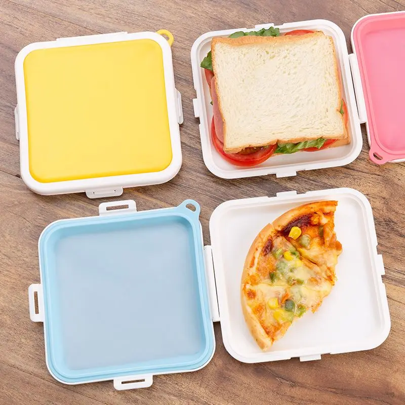 Meal Prep Microwave - 1pc Portable Sandwich Crisper Toast Storage