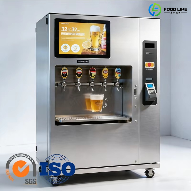 Meal Prep Vending Machine - Self-Service Metal Beer Vending Machine SDK