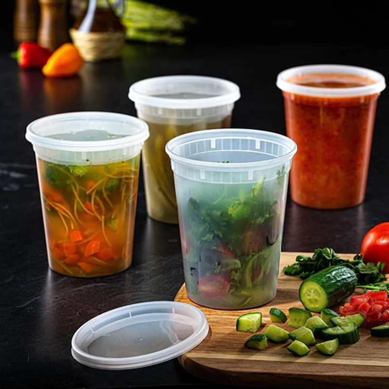 Meal Prep Day - Food Storage Containers with Lids Freezer