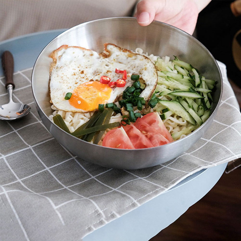 Meal Prep Korean - 2Pcs Korean Style Stainless Steel Salad