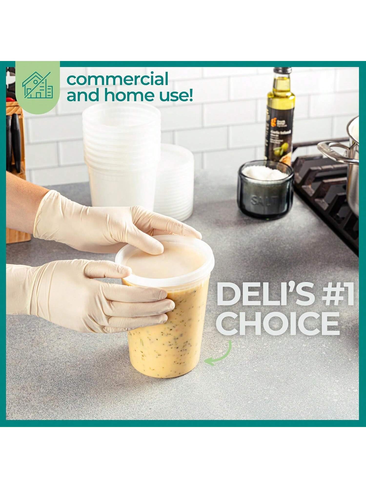 24Pack 32oz Deli Containers wi - огляд і ціна Meal Prep Day