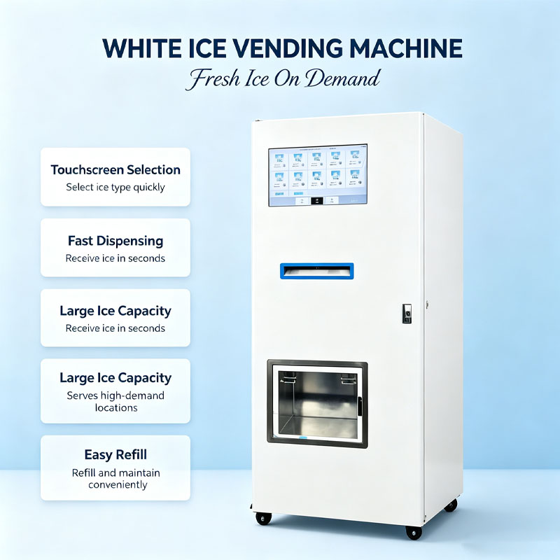 Commercial Vending Machine Ice - огляд і ціна Meal Prep Vending Machine