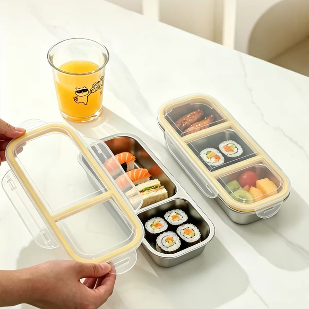 Stainless Steel Food Storage B - огляд і ціна Stainless Bento Box