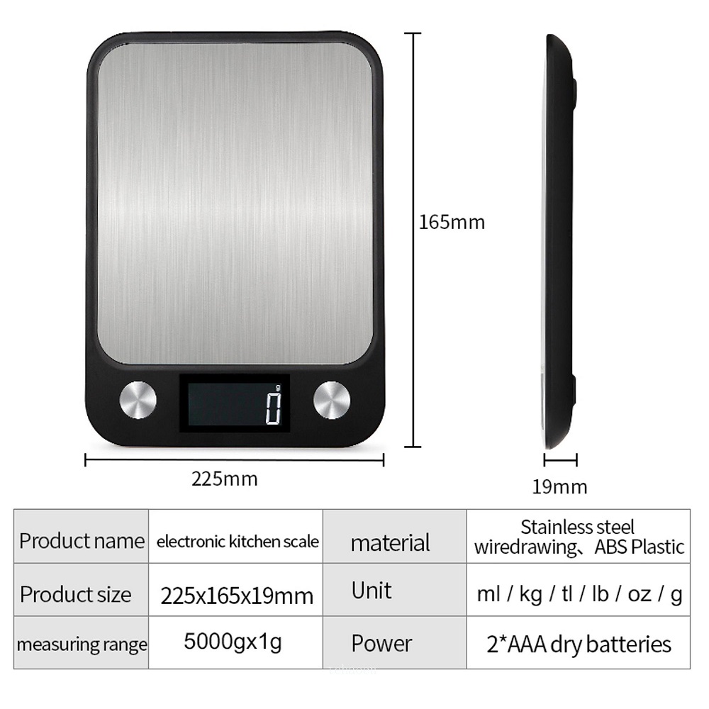 Digital Weighing Scale 5kg Cap - огляд і ціна Portion Scale Digital