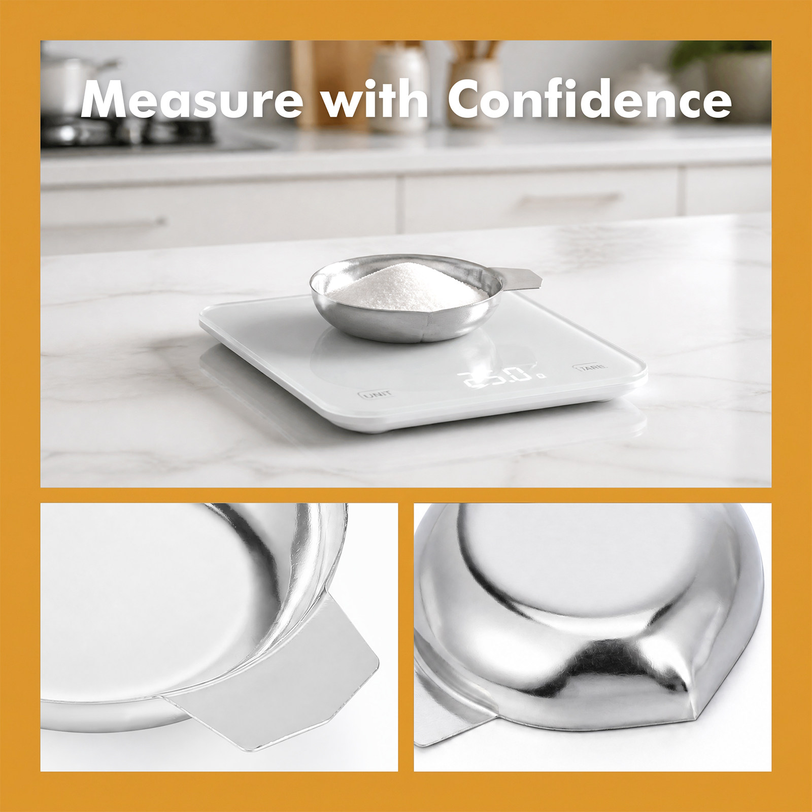 2Pcs High Quality Stainless St - огляд і ціна Portion Scale Digital