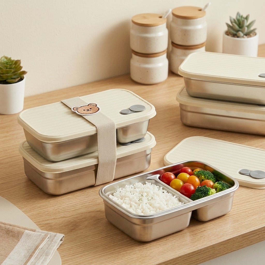 Stainless Steel Bento Box Meta - огляд і ціна Meal Prep Day
