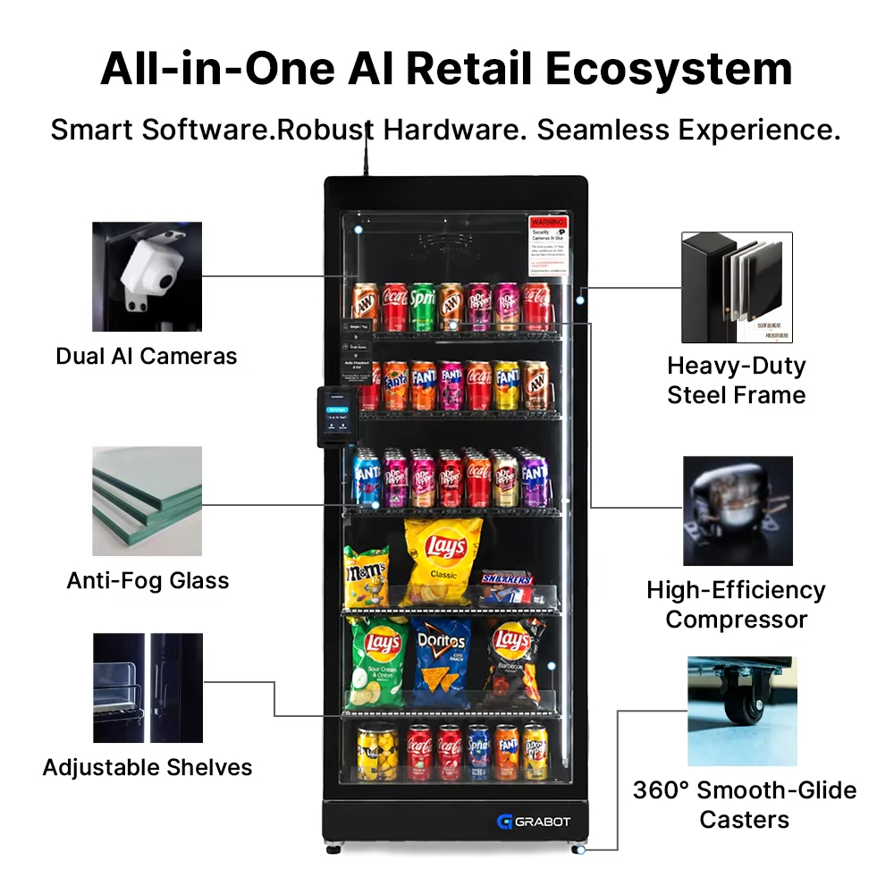 FL Snack and Beverage Vending  - огляд і ціна Meal Prep Vending Machine
