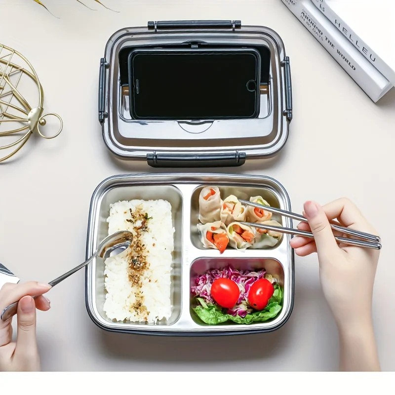 Easy-Clean Bento Container For - огляд і ціна Stainless Bento Box