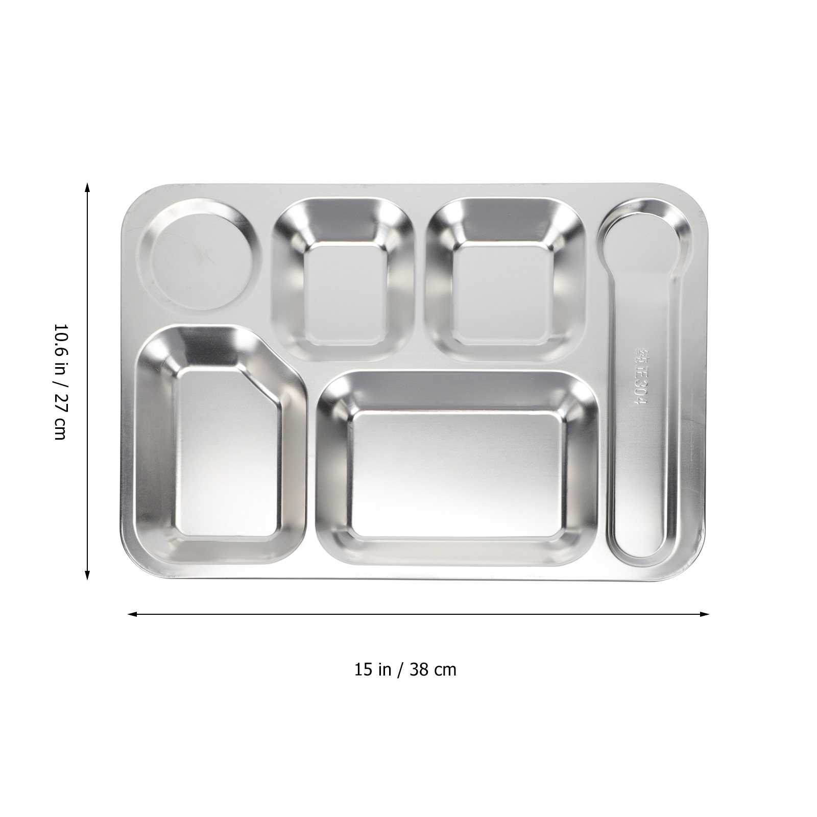 1pc Stainless Steel 6-Compartm - огляд і ціна Stainless Bento Box