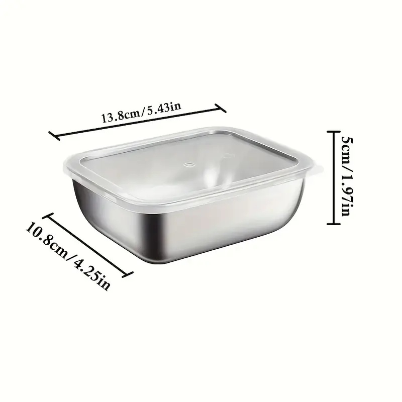 5-Piece Stainless Steel Food S - огляд і ціна Meal Prep Day