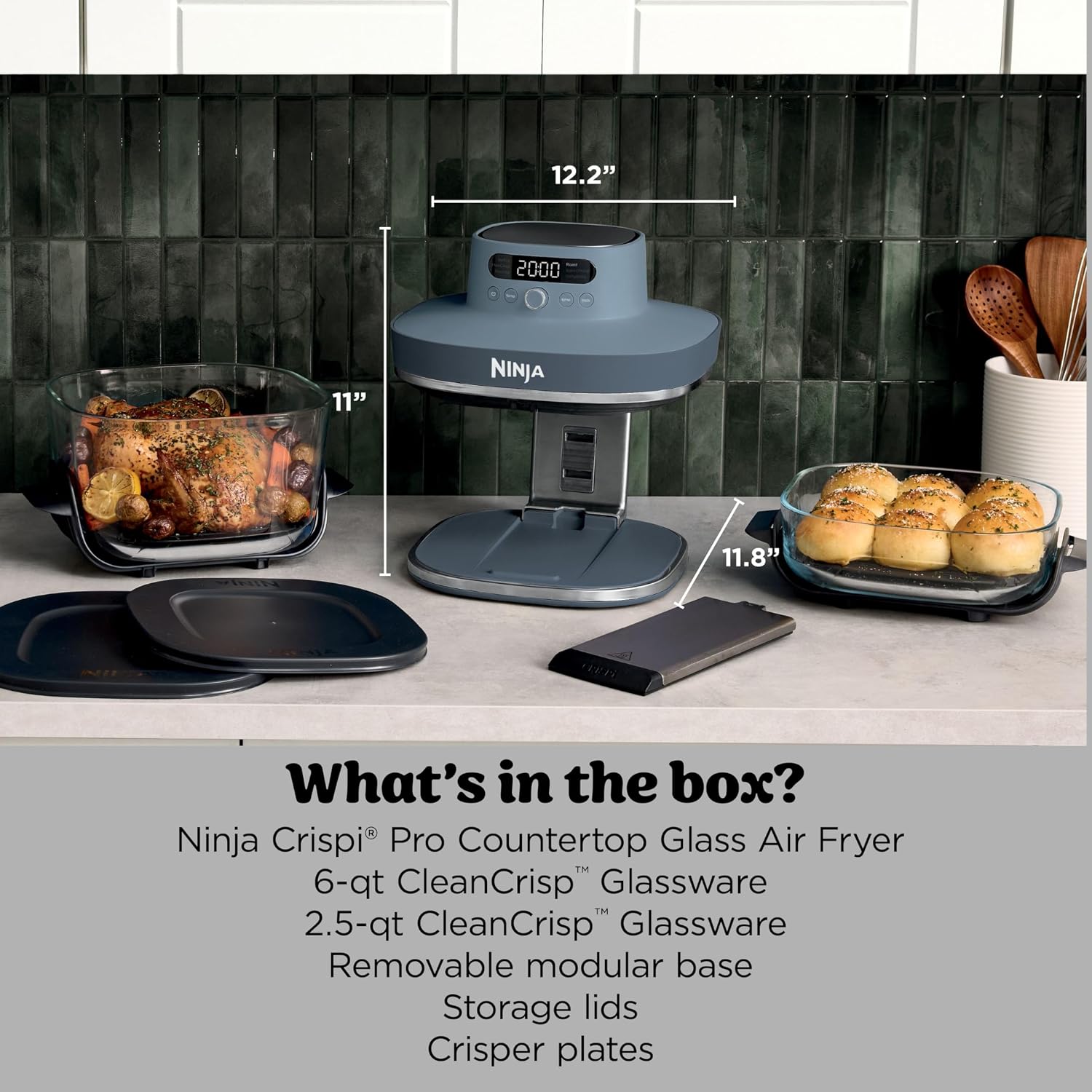 Ninja Crispi Pro 6-in-1 Glass  - огляд і ціна Meal Prep Microwave