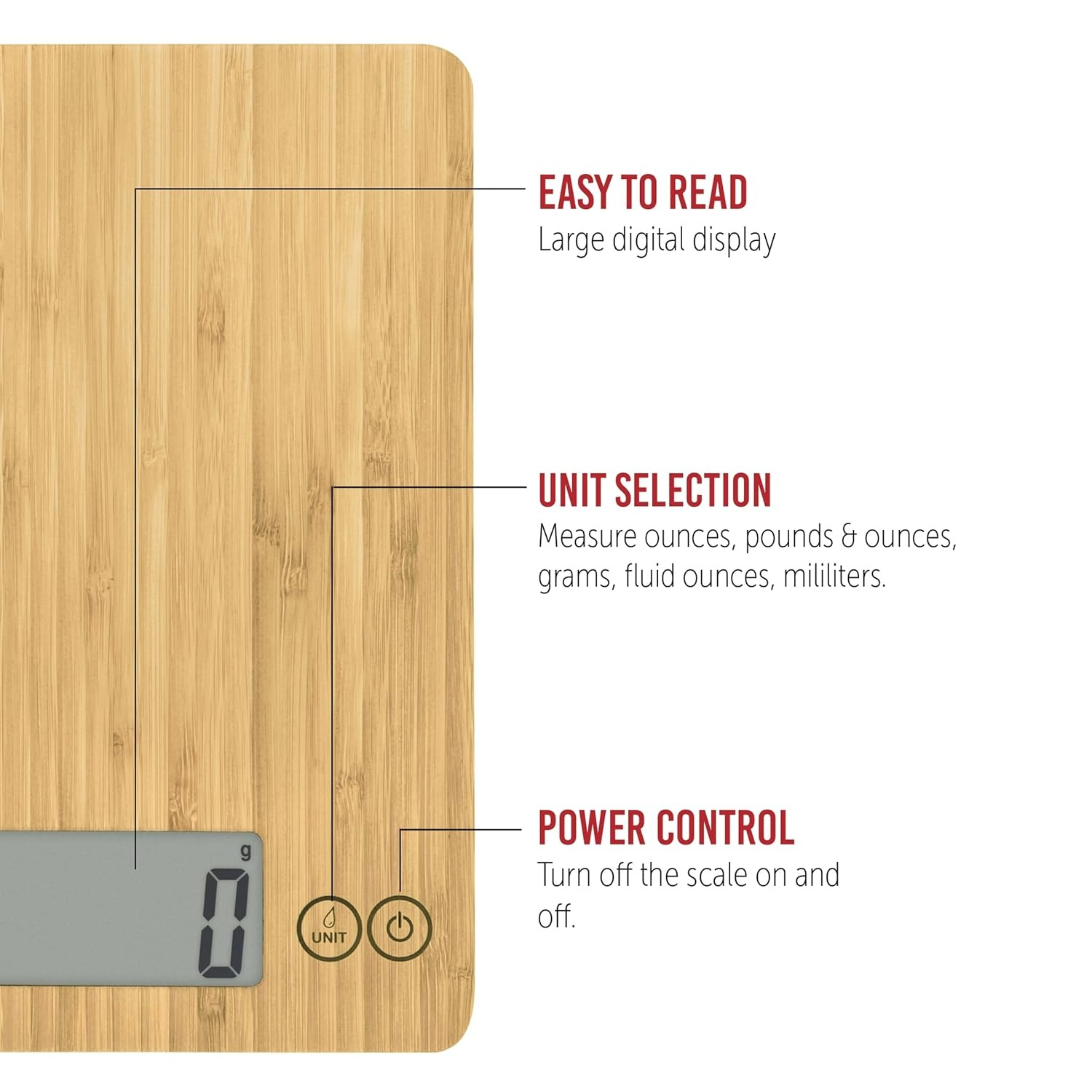 Digital Food Scale, Multi-Func - огляд і ціна Portion Scale Digital