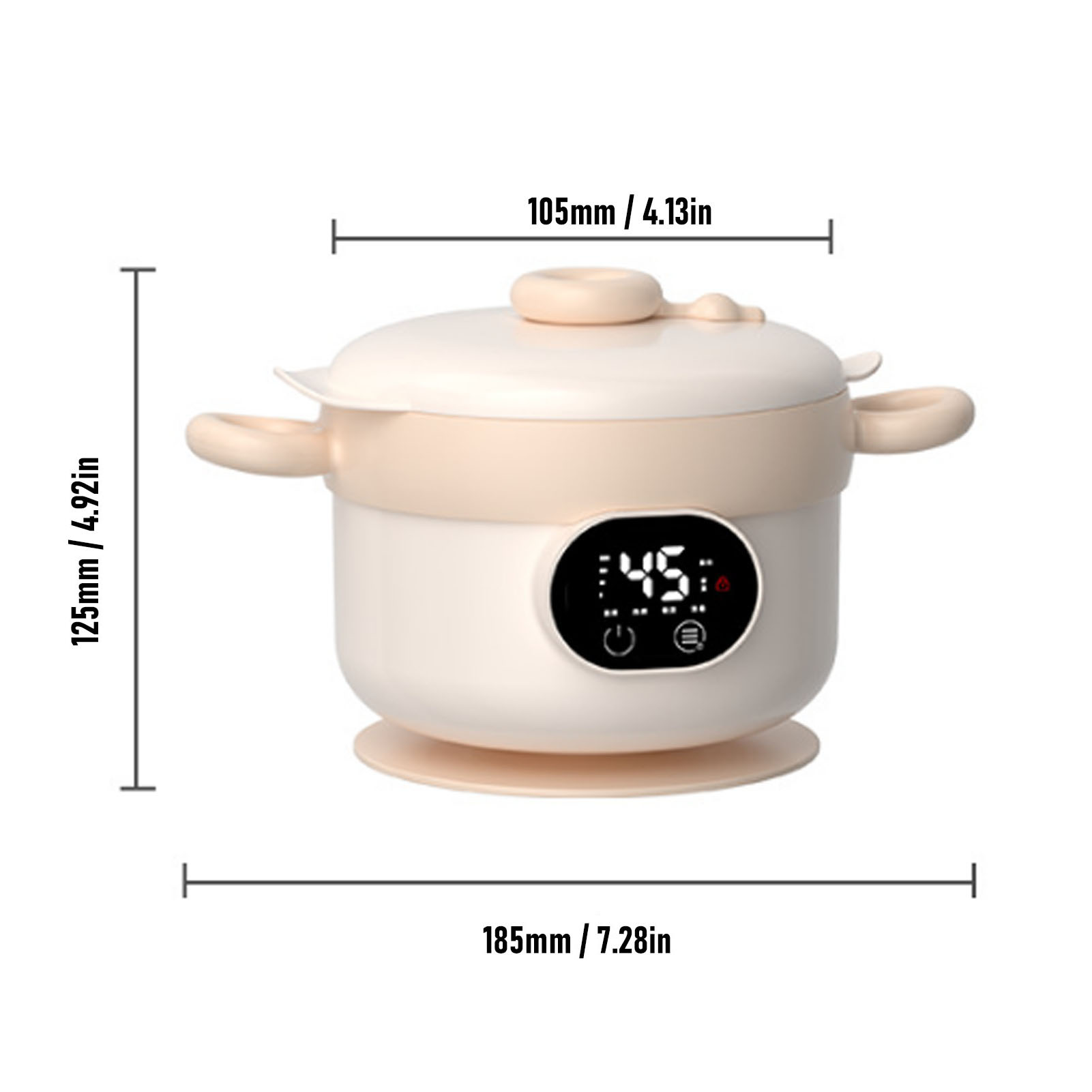 Food Warmer Bowl Electric Lunc - огляд і ціна Stainless Bento Box