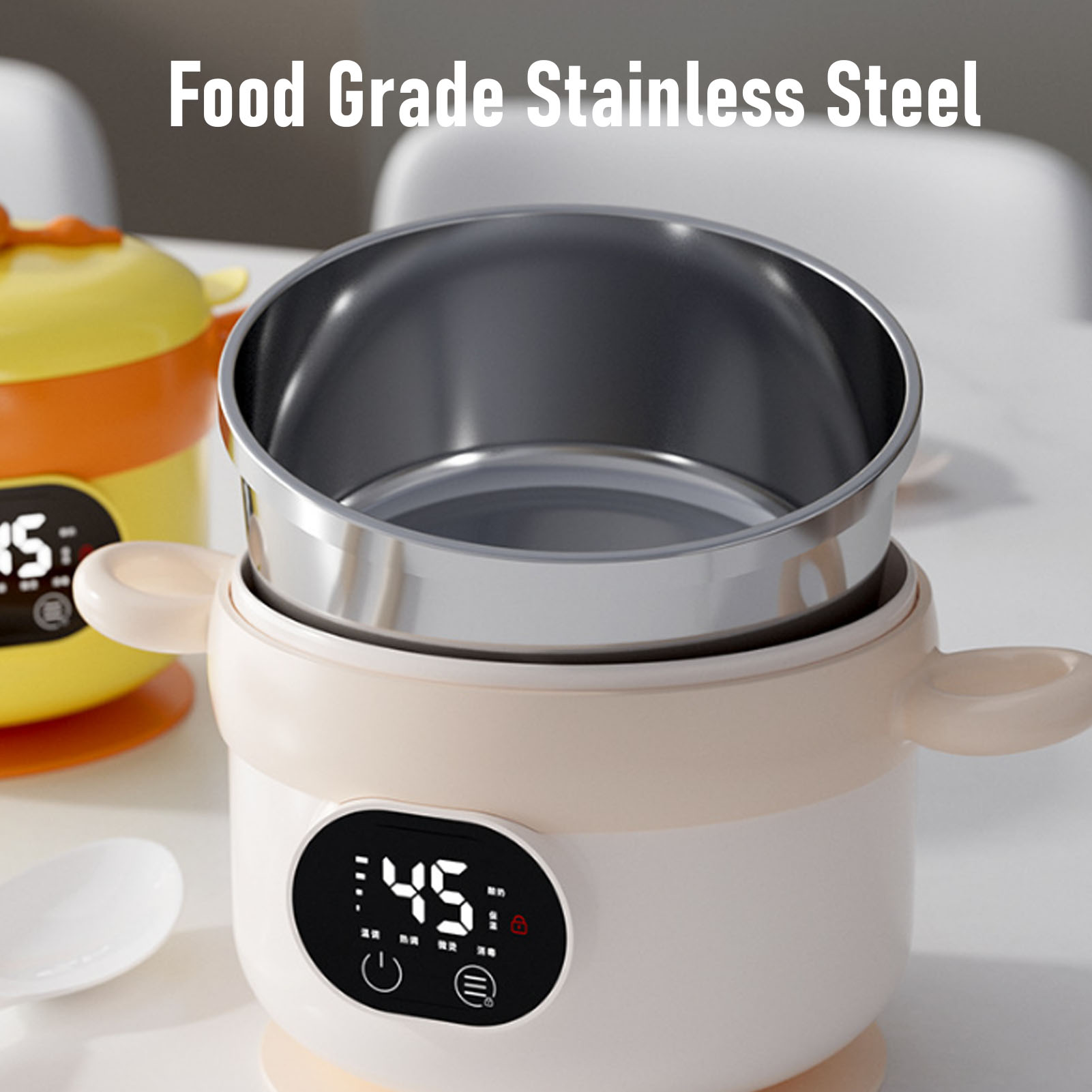 Food Warmer Bowl Electric Lunc - огляд і ціна Stainless Bento Box