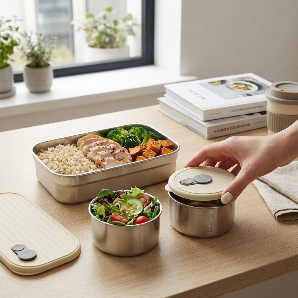 Microwave Safe 304 Stainless S - огляд і ціна Meal Prep Day