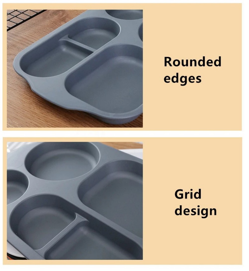 Reusable 5-Compartment Plate,  - огляд і ціна Meal Prep Day