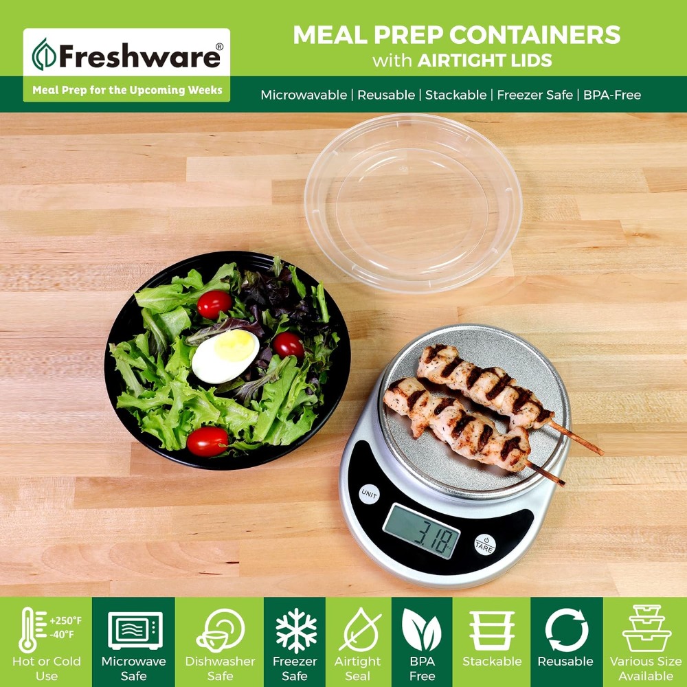Meal Prep Containers with Lids - огляд і ціна Meal Prep Microwave