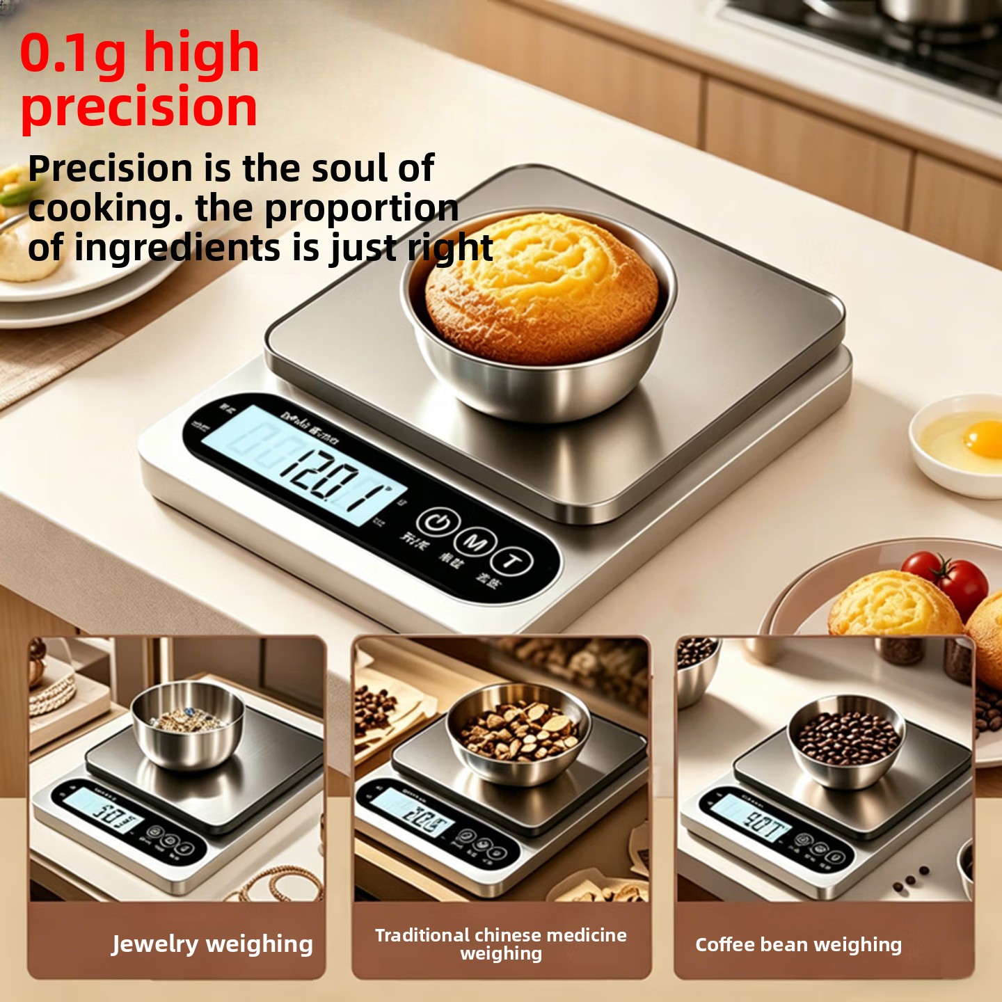 0.1g High Precision Digital Ki - огляд і ціна Portion Scale Digital