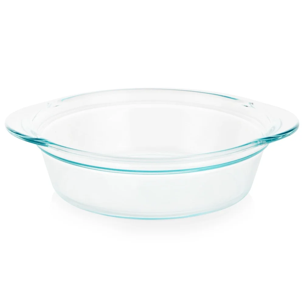 Deep Round Glass Baking Dish 9 - огляд і ціна Meal Prep Microwave