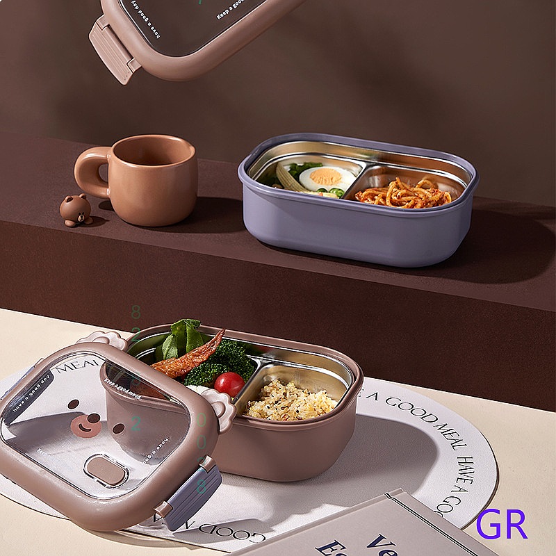 Cute Bear Stainless Steel Insu - огляд і ціна Stainless Bento Box