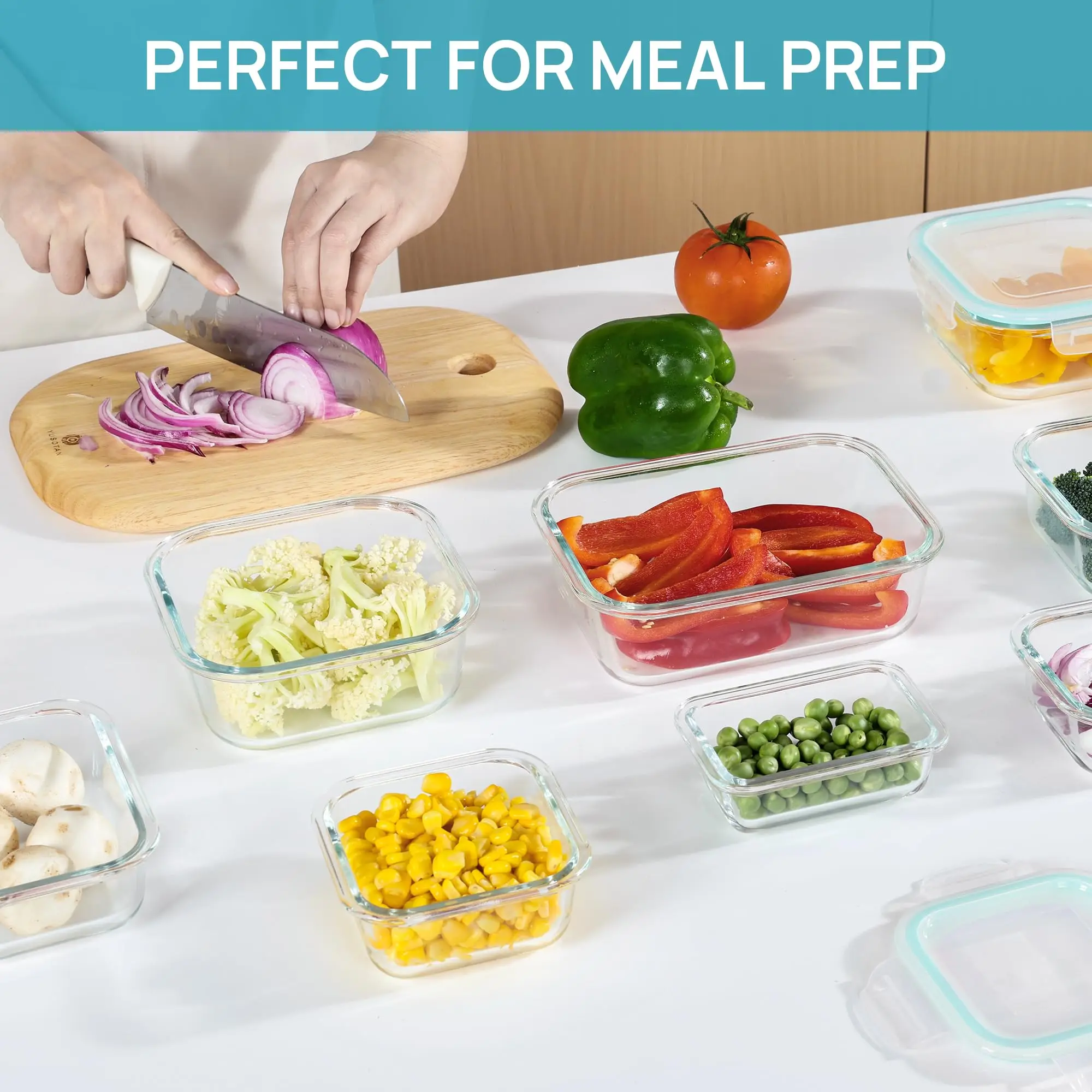Glass Lunch Box Food Storage C - огляд і ціна Meal Prep Day