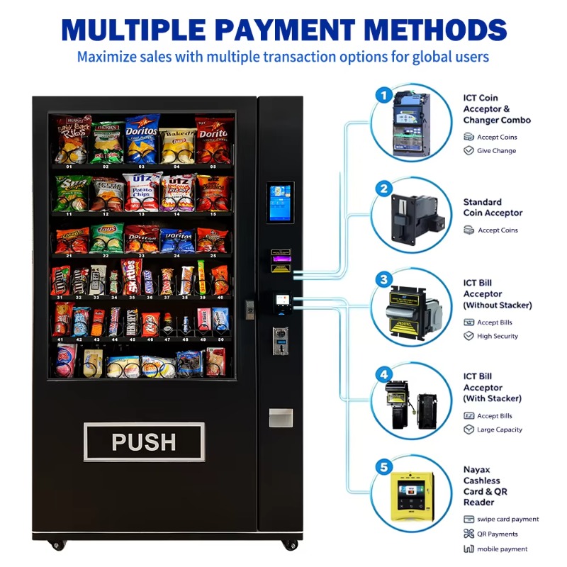 Smart Automatic Vending Machin - огляд і ціна Meal Prep Vending Machine