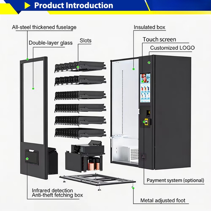 Smart Automatic Vending Machin - огляд і ціна Meal Prep Vending Machine