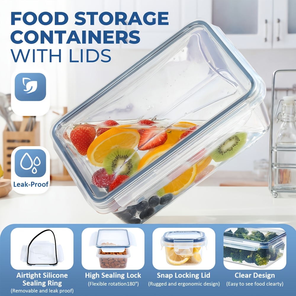 1PC Airtight Food Storage Cont - огляд і ціна Meal Prep Microwave
